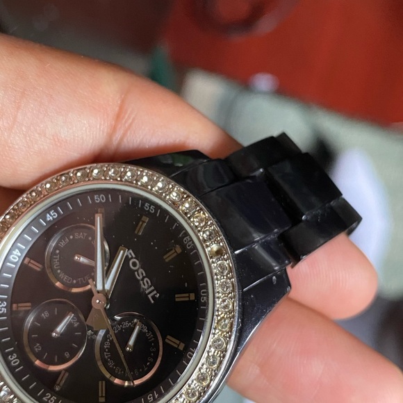 Fossil Watch Black Unisex - Picture 8 of 8